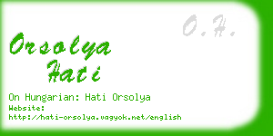 orsolya hati business card